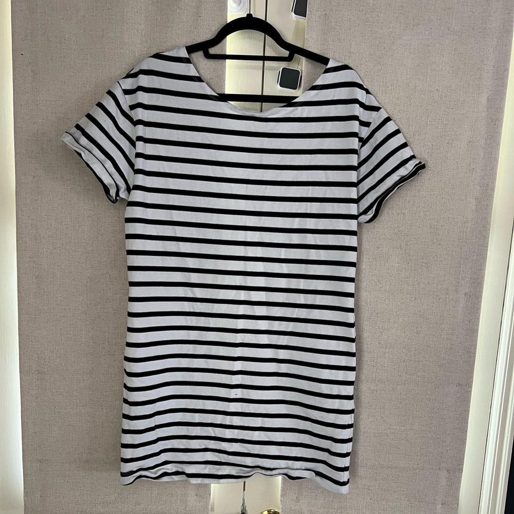 American Vintage dress, striped with pockets, M/L